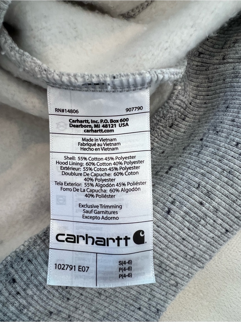 NWOT Carhartt Women's Clarksburg Graphic Sleeve Hoodie | Size S | - Picture 9 of 13